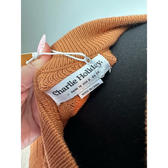 NWT Charlie Holiday Grace Knit Set Sundial Brown-Size 6 - Picture 12 of 12